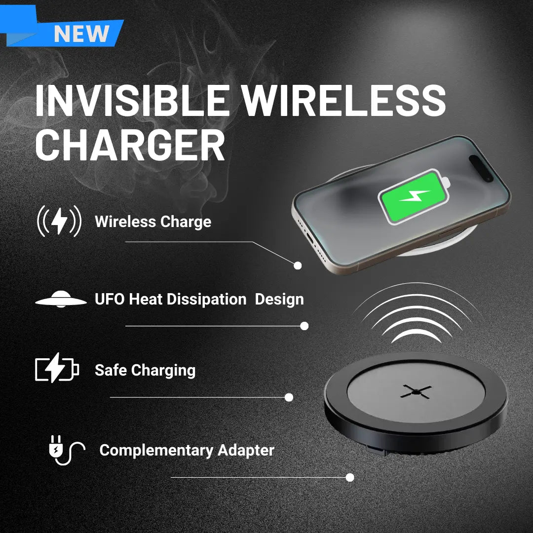 Cargador de Móvil Invisible Inalámbrico