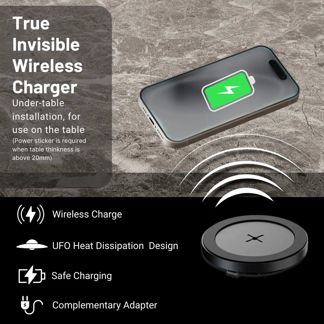 Cargador de Móvil Invisible Inalámbrico