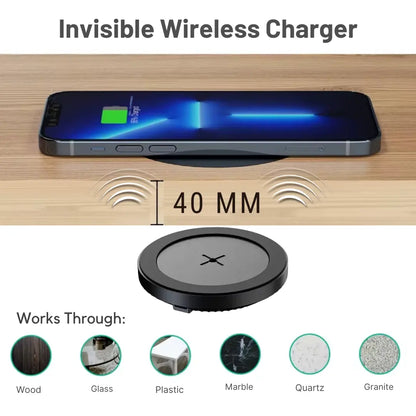 Cargador de Móvil Invisible Inalámbrico